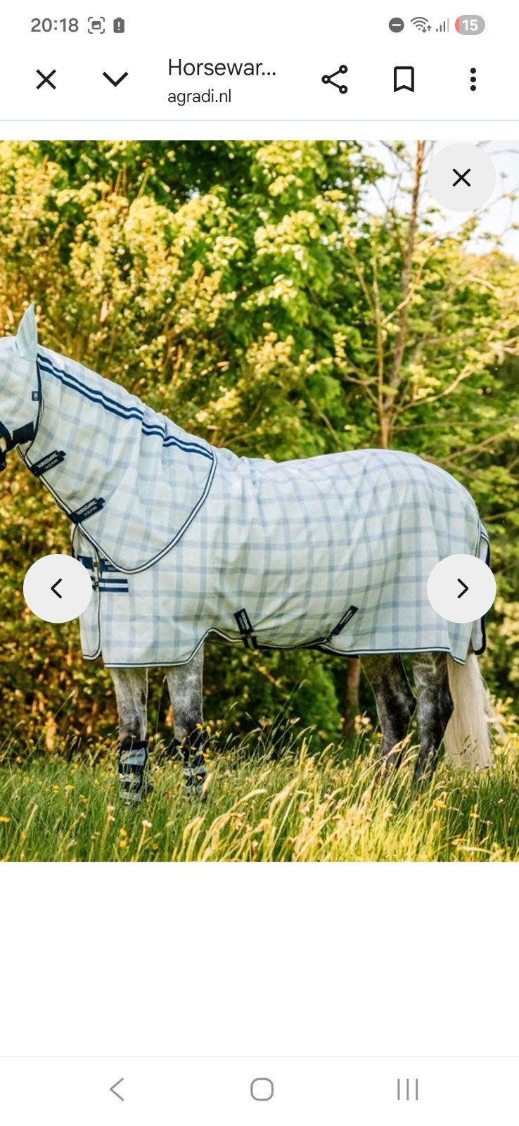 Horseware new market vliegen deken, Dieren en Toebehoren, Ophalen of Verzenden