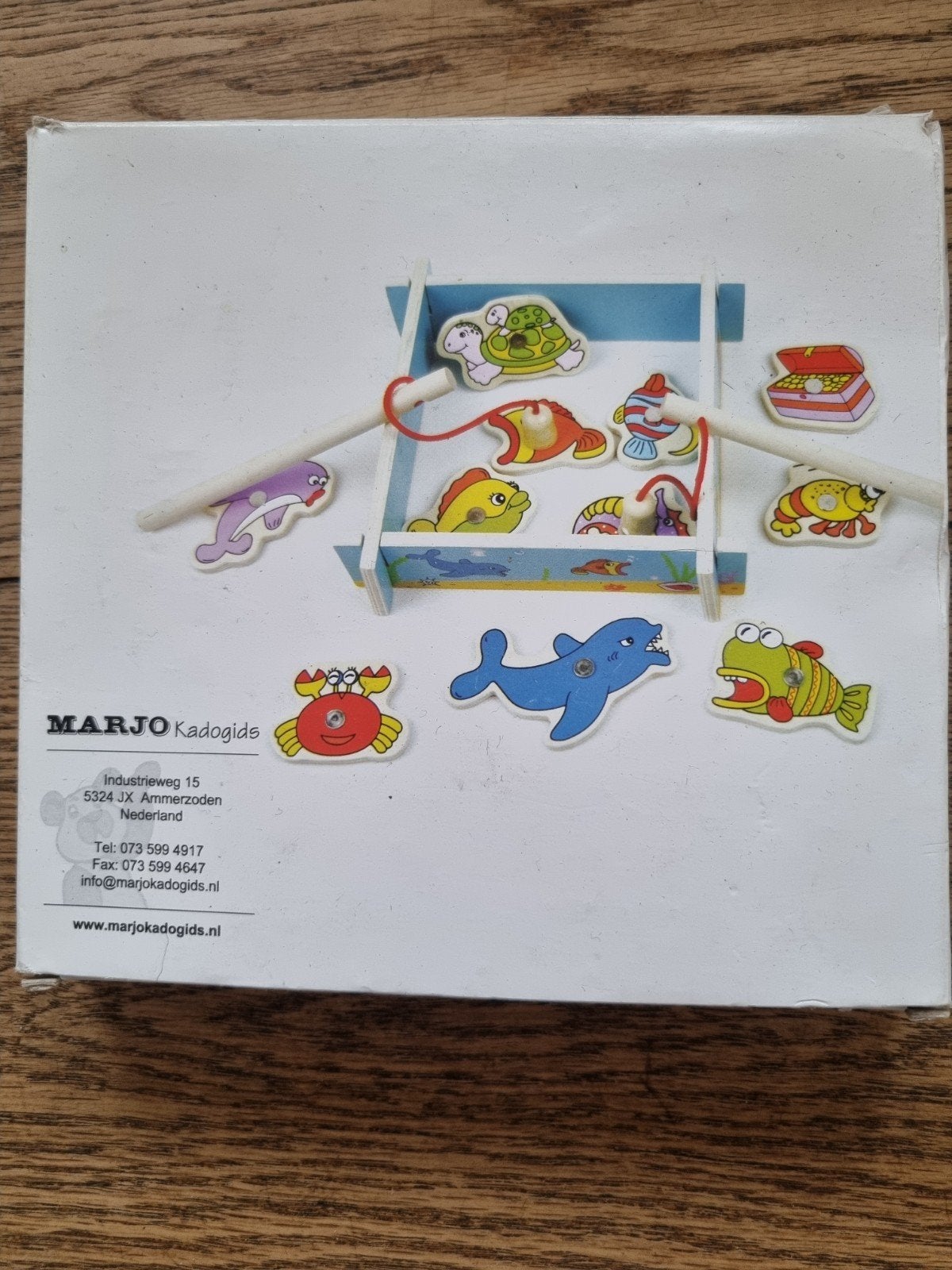 Marjo Kadogids Magnetisch Visspel Houten Speelgoed, Ophalen of Verzenden, Gebruikt, Ontdekken