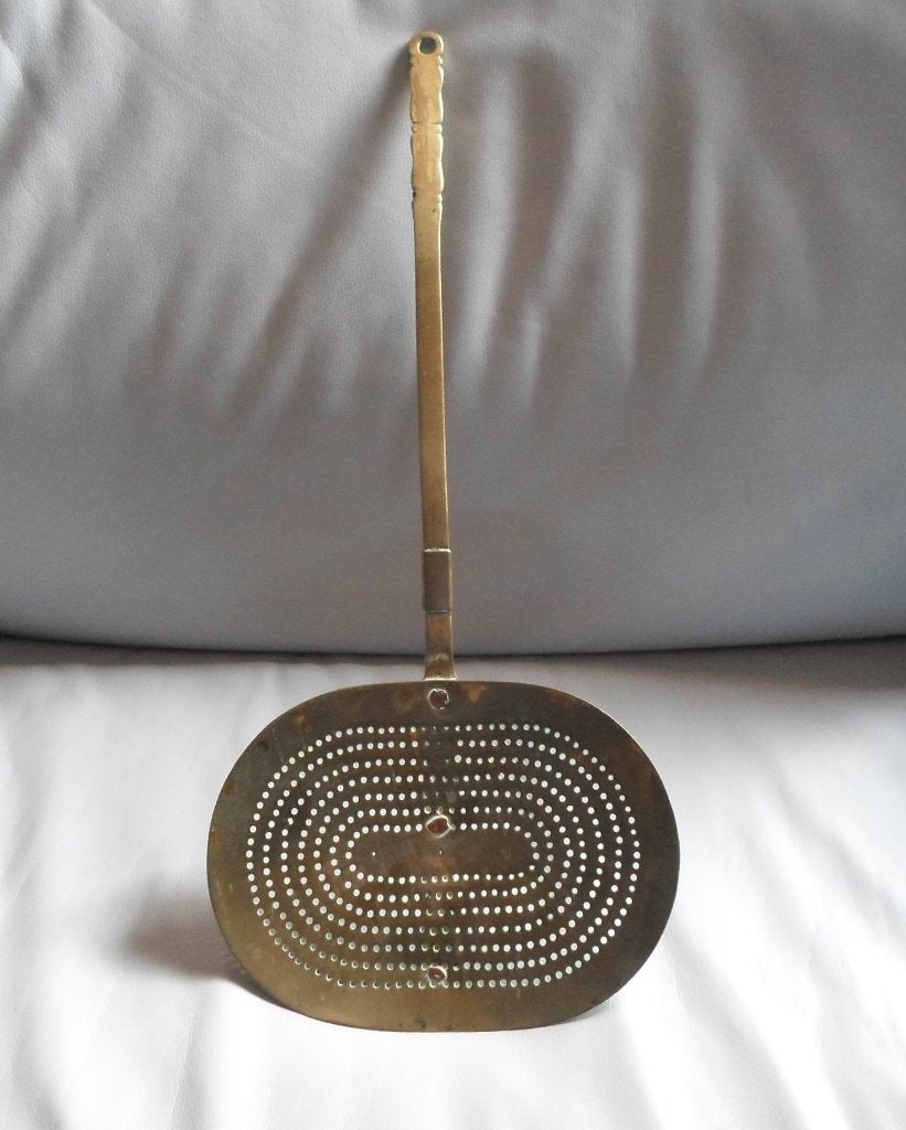 Schuimspaan Antiek Koper, Ophalen of Verzenden