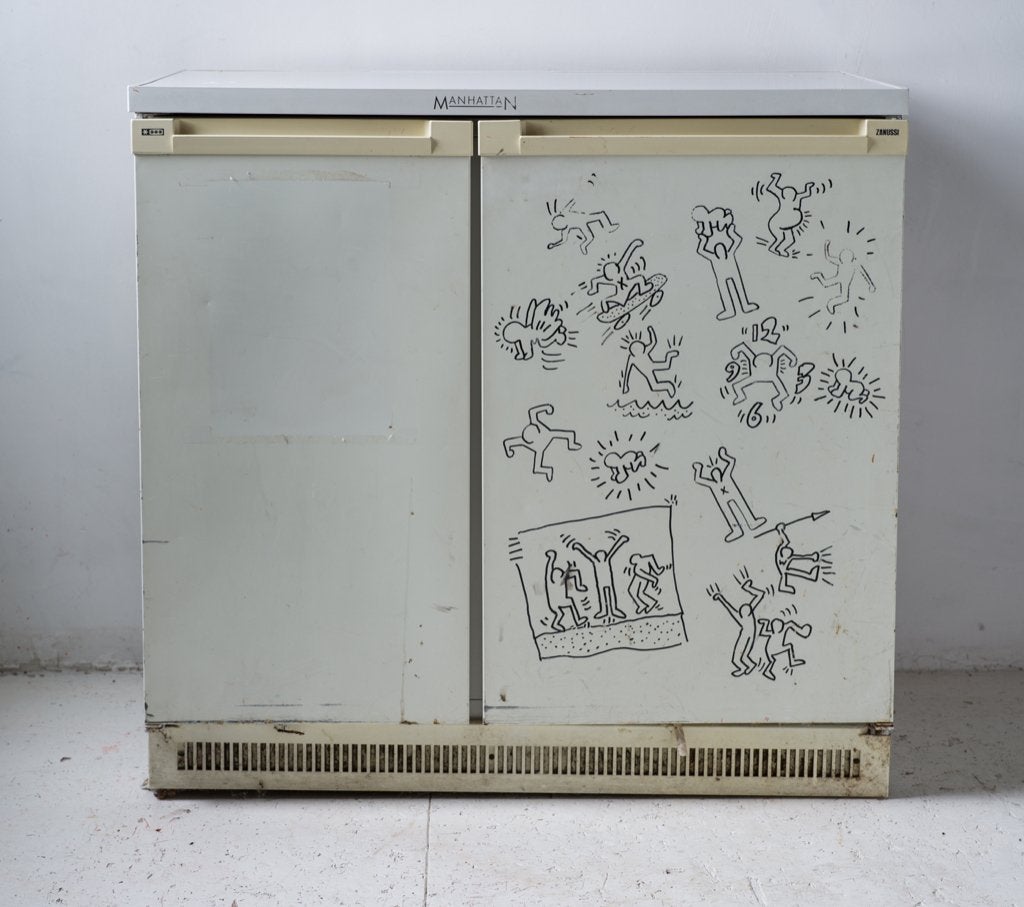 Manhattan Fridge jaren 80, Ophalen of Verzenden, Tekening, Overige technieken