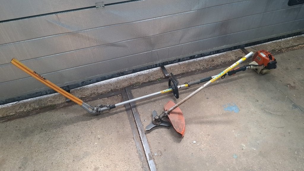 Te koop stok heggenschaar Stihl FS 85T en maaier, Ophalen, Gebruikt, Benzine, Stihl