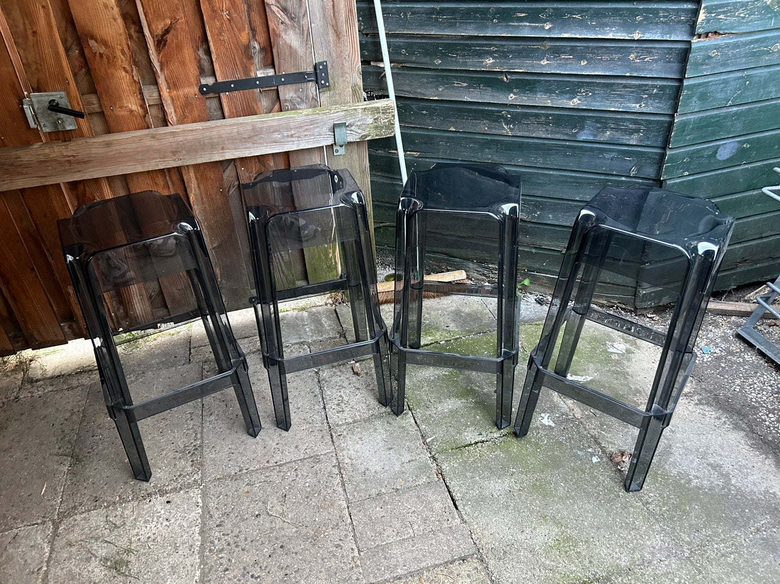 4 pedrali barkrukken, Ophalen, Zo goed als nieuw, 60 tot 90 cm
