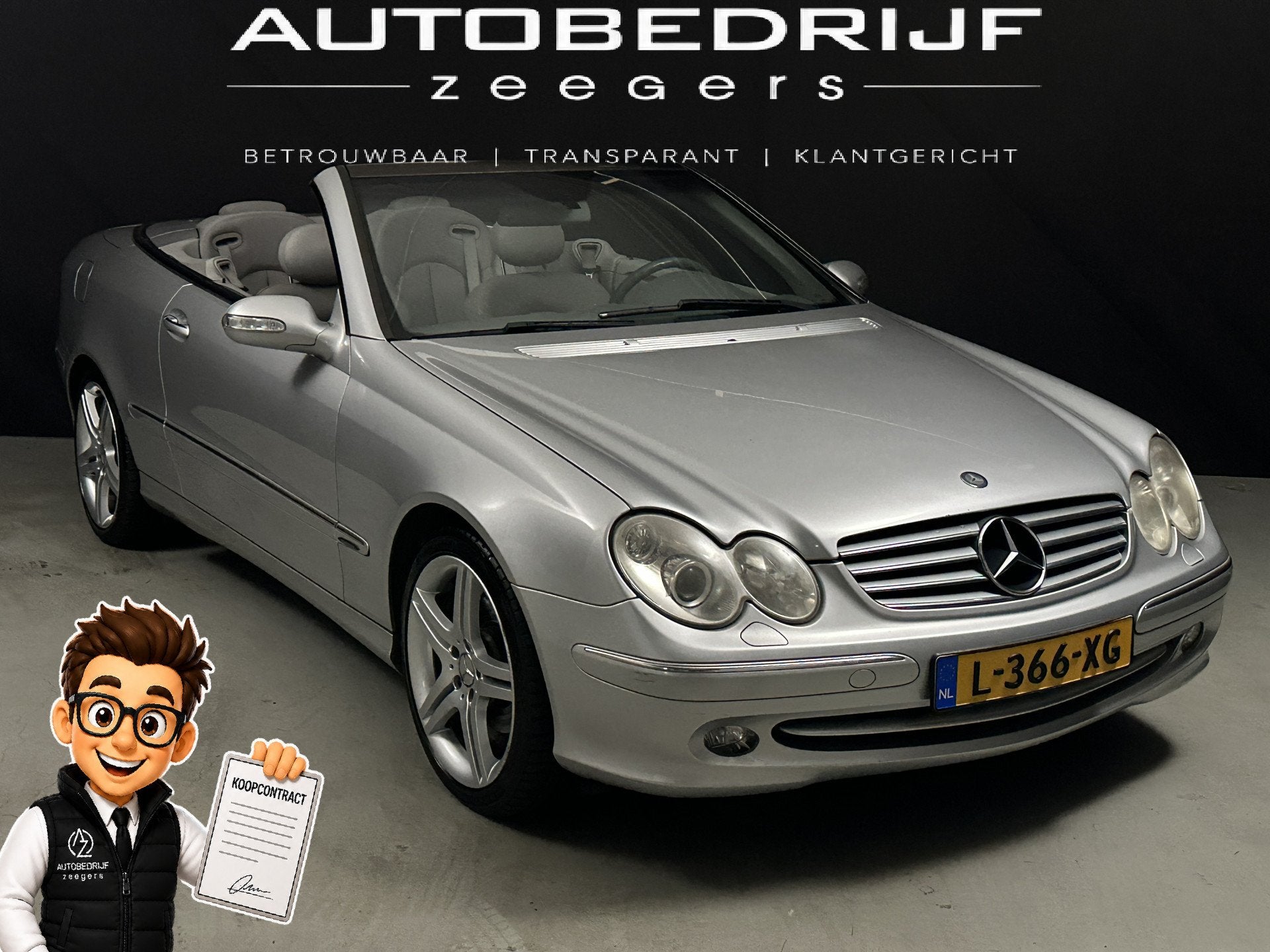 Mercedes-Benz CLK-Klasse 320 Cabriolet AMG *Automaat*Navi*Ca, Auto's, Automaat, Achterwielaandrijving, Gebruikt, Cabriolet