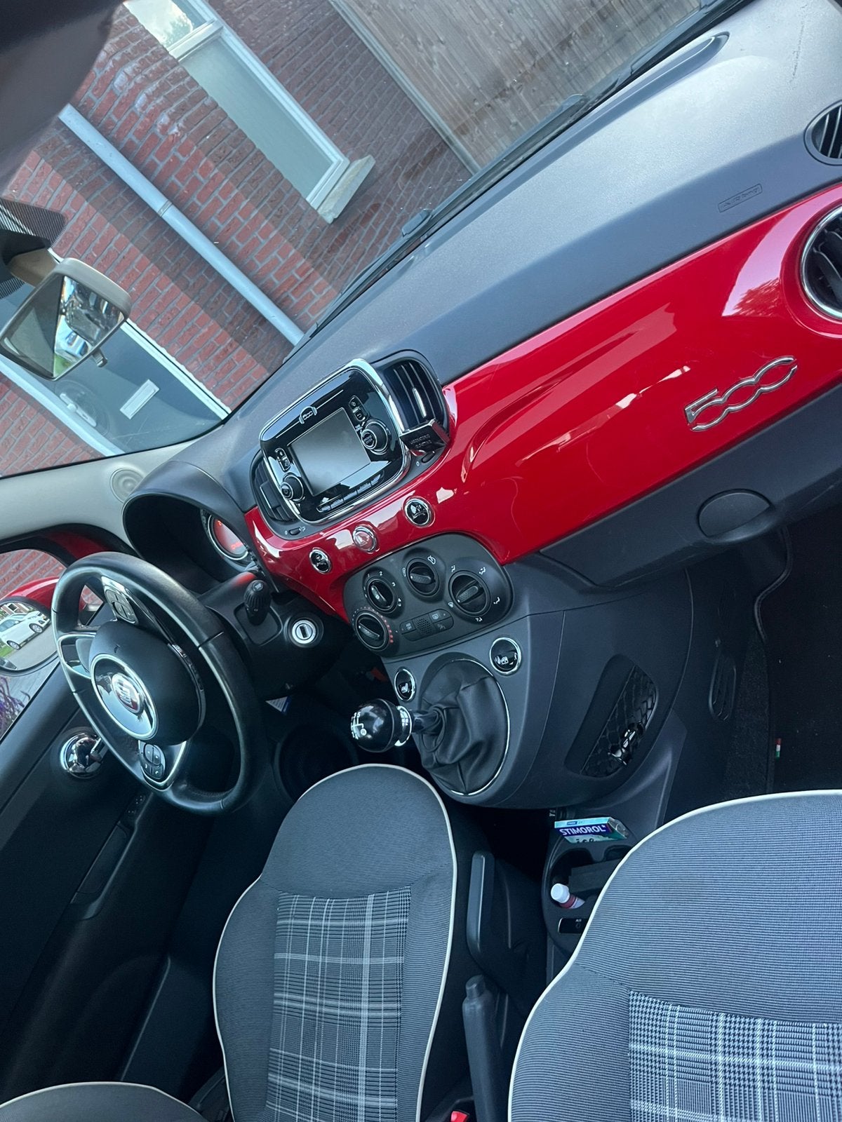 Fiat 500 1.2 2016 Rood, Auto's, Voorwielaandrijving, 1242 cc, 4 cilinders, 840 kg