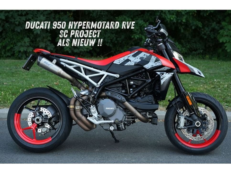 Ducati Hypermotard 950 RVE | SC Project !, DUCATI, 2 cilinders, Motorrijbewijs A, Bedrijf