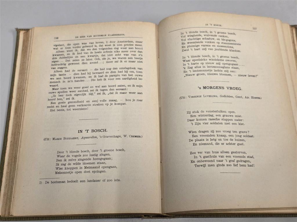 Bonte Rij — Leesboek Middelbare Meisjesscholen 1904, Antiek en Kunst, Antiek | Boeken en Bijbels, Ophalen of Verzenden