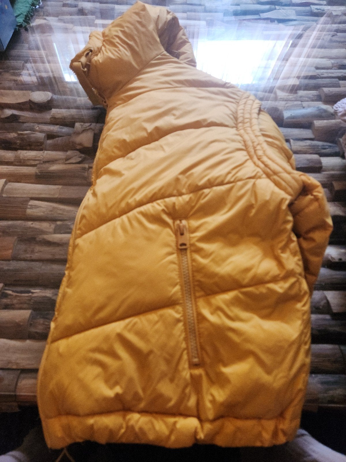 Zara Bodywarmer/Jas in 1 - Maat S, Zara, Geel, Ophalen of Verzenden, Maat 36 (S)