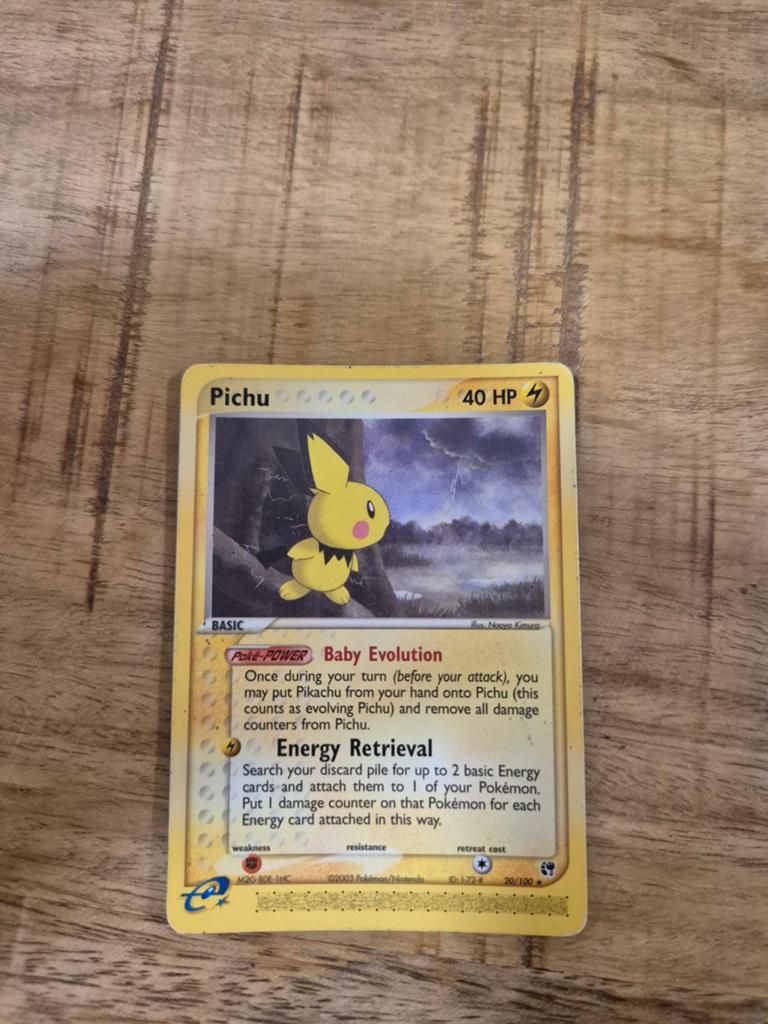 Pichu Pokemonkaart, Ophalen