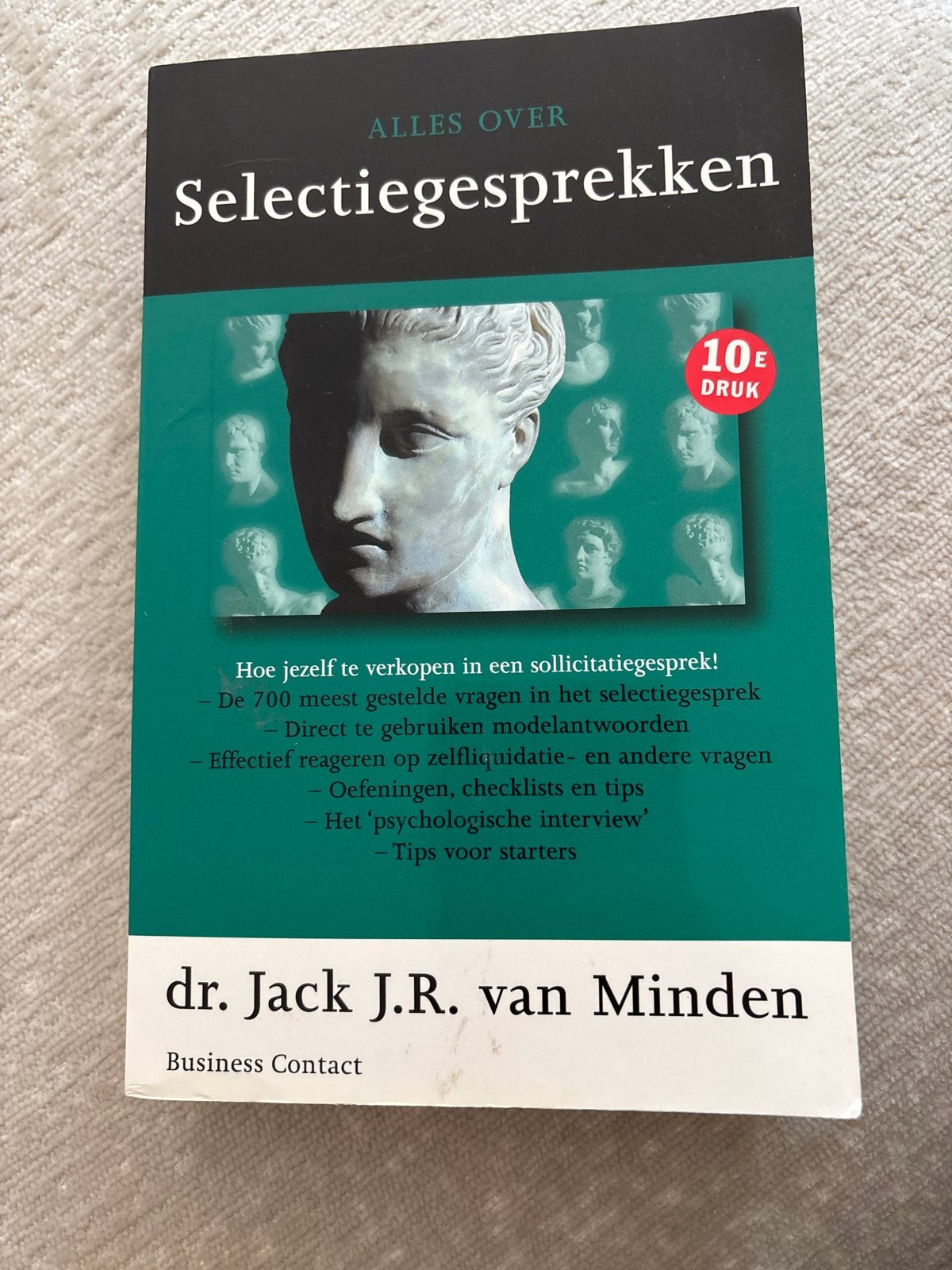Alles over Selectiegesprekken - Dr. Jack J.R. van Minden, Boeken, Studieboeken en Cursussen, Gelezen, Beta, Ophalen of Verzenden