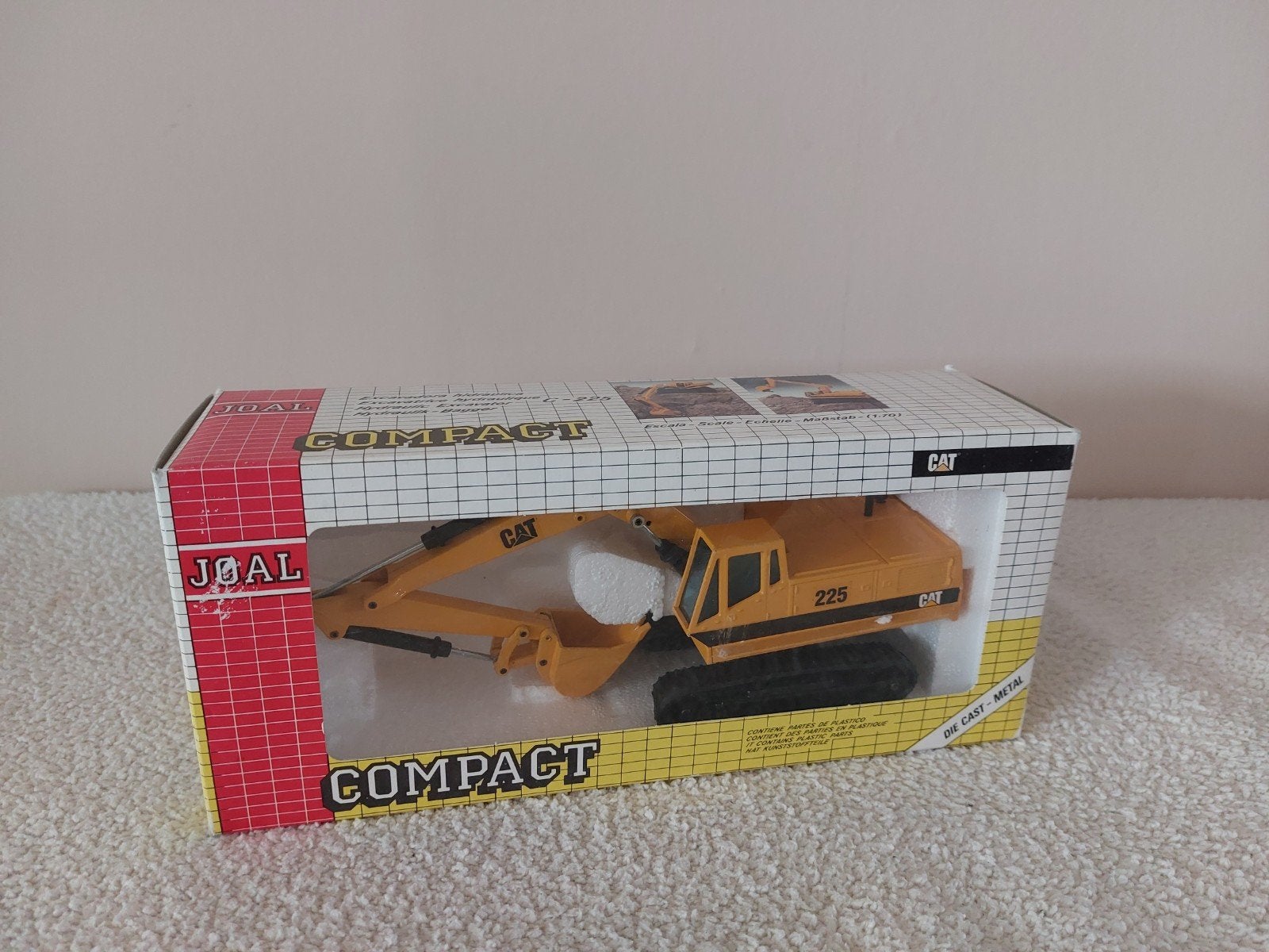 Joal Compact CAT 225 Graafmachine Die-Cast Model, Hobby en Vrije tijd, Ophalen of Verzenden, Nieuw