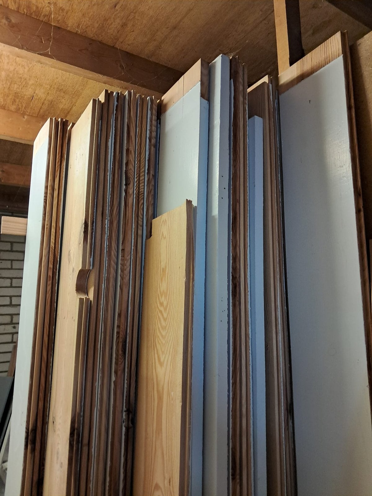 Sloophout planken 35 stuks, Doe-het-zelf en Verbouw, Ophalen, Zo goed als nieuw, Hout, 20 tot 50 mm