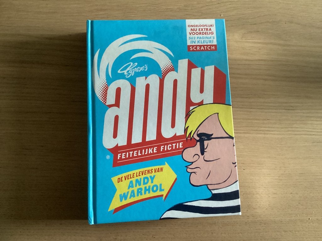 Andy Warhol (HC met zilveren boekblokrand, Typex), Boeken, Stripboeken, Zo goed als nieuw, Eén stripboek, Ophalen of Verzenden