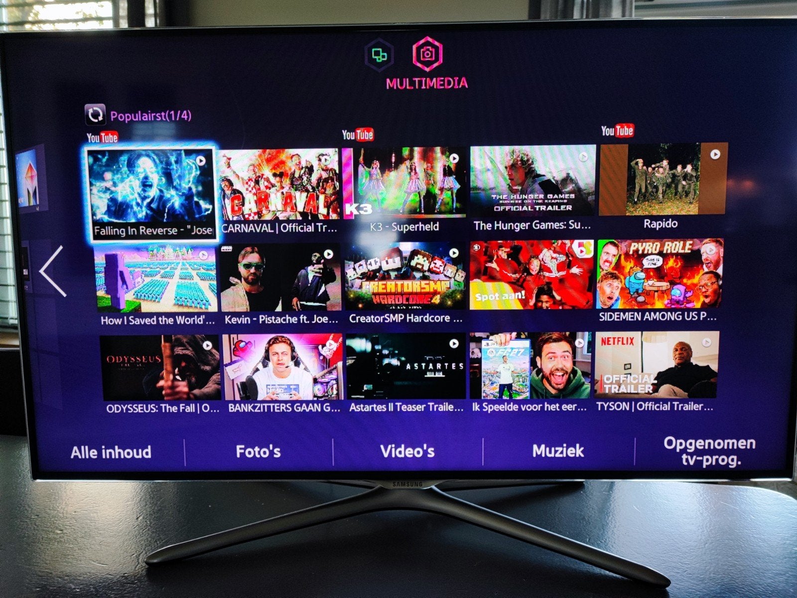 Samsung 40" TV, Ophalen, 100 Hz, Samsung, 100 cm of meer