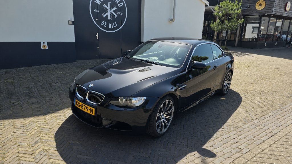 BMW M3 2008 Zwart, Auto's, Automaat, Achterwielaandrijving, Cabriolet, 4 stoelen