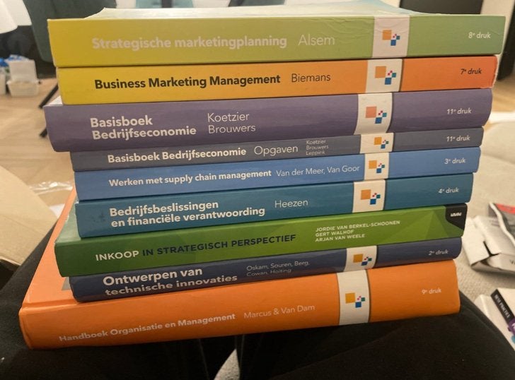 Diverse studieboeken HBO/WO - Marketing, Economie, Managemen, Boeken, Ophalen of Verzenden, Gamma, Gelezen, HBO
