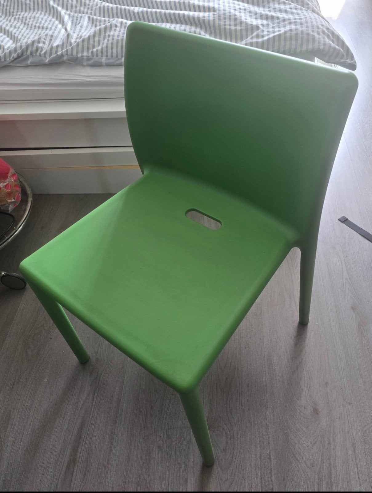 Vrolijk kunststof stool / outdoor or indoor chair, Ophalen, Kunststof