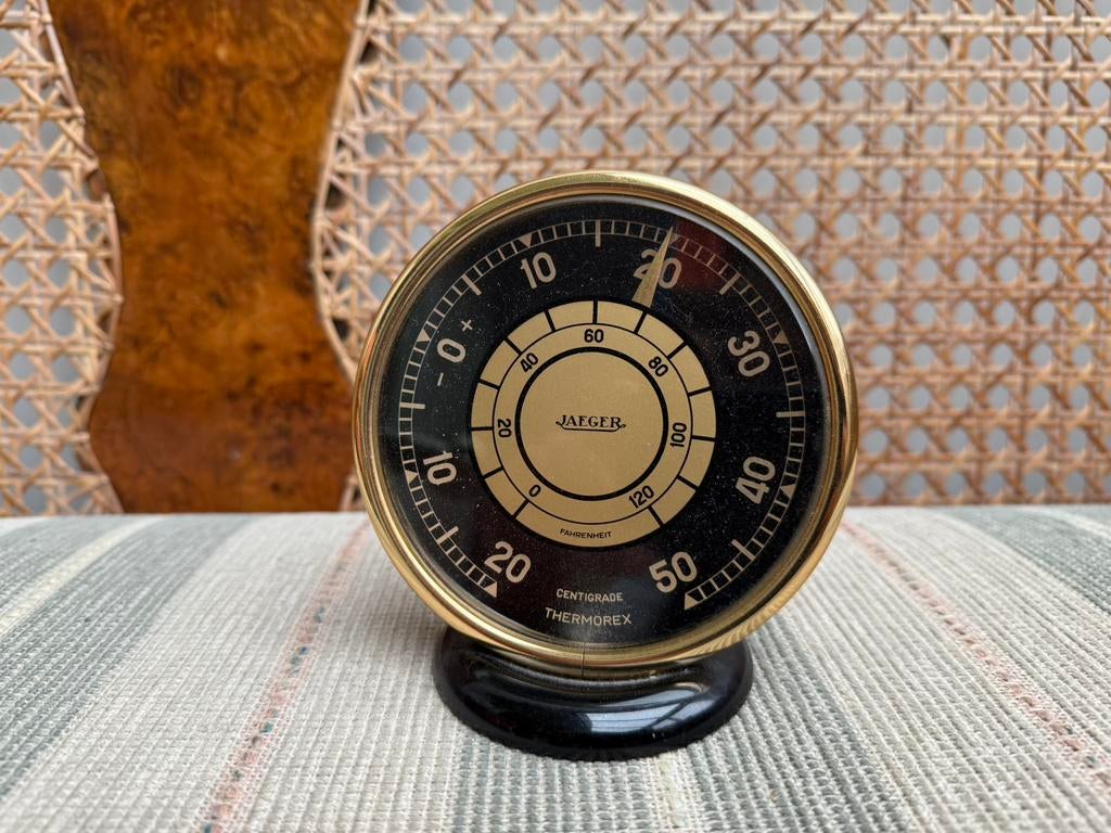 Jaeger LeCoultre Art Deco Weerstation Barometer, Ophalen of Verzenden, Zo goed als nieuw