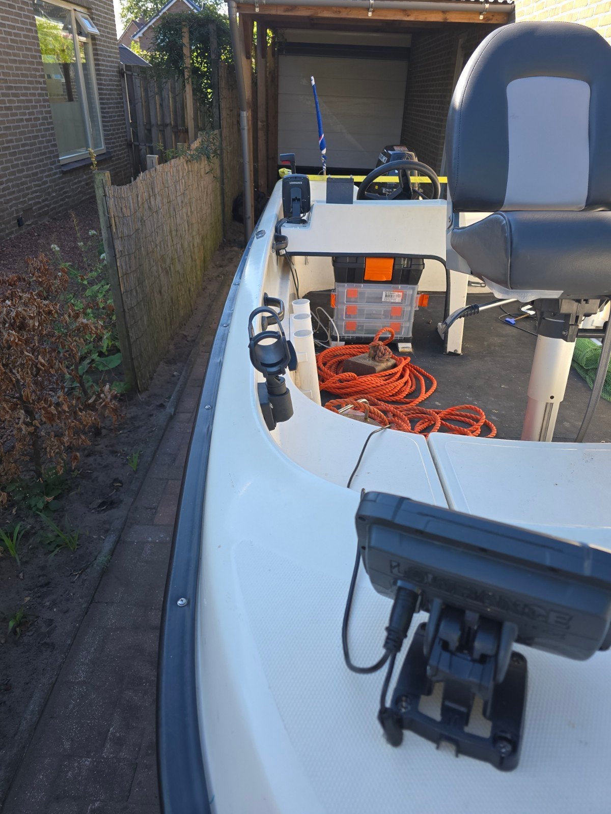 vis tourboot te koop, Watersport en Boten, Ophalen of Verzenden, Gebruikt, Minder dan 6 meter, Overige typen