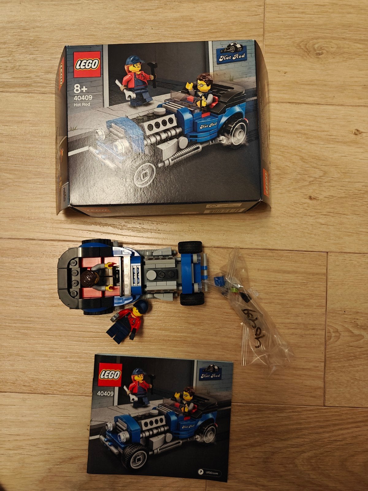 Lego Hot Rod 40409 met doos en instructies, Ophalen, Gebruikt, Overige thema's, Lego