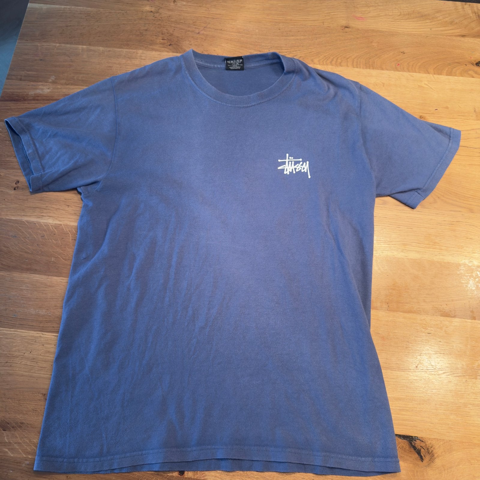 Stussy T Shirt, Ophalen of Verzenden, Gedragen, Maat 48/50 (M), Blauw