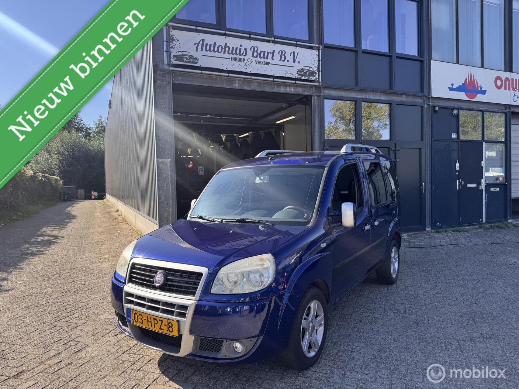 Fiat Doblo 1.4 Malibu Airco! APK! NAP Logisch!, Auto's, Voorwielaandrijving, Gebruikt, 4 cilinders, Blauw