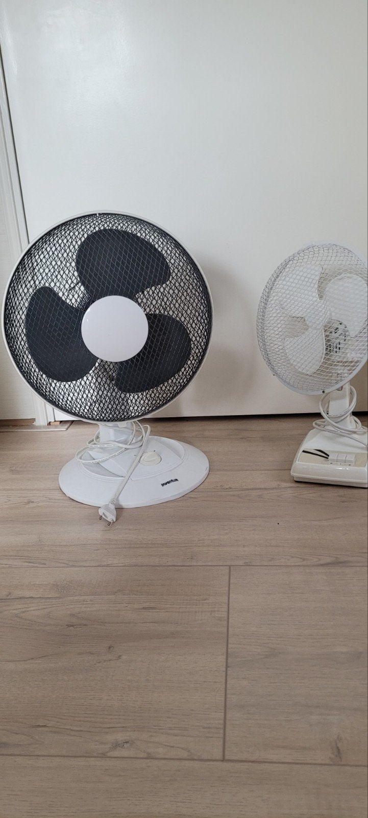 Inventum Tafelventilator - Wit, 3 snelheden, Ophalen of Verzenden, Gebruikt, Tafelventilator