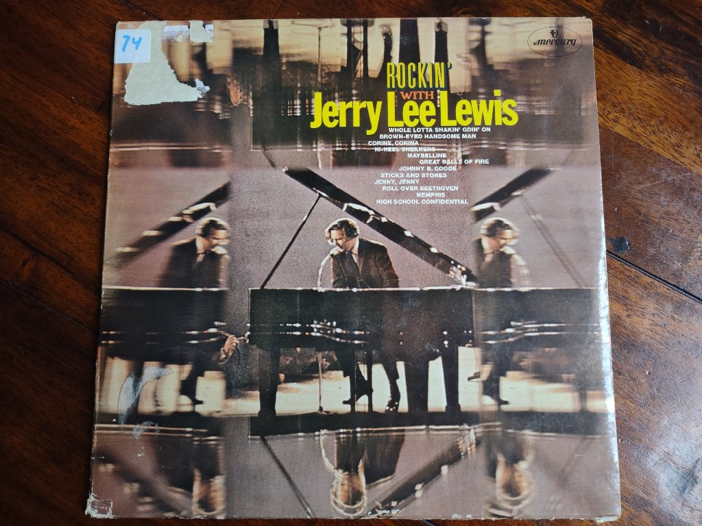 Lp - Rockin' with Jerry Lee Lewis, Ophalen of Verzenden, Gebruikt, 12 inch, Rock-'n-roll