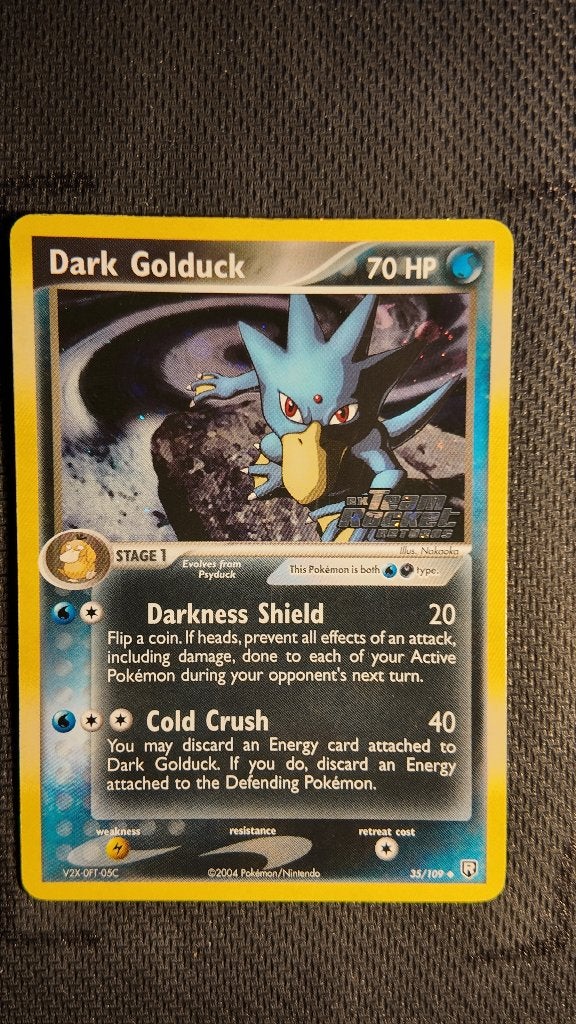 Dark Golduck 35 Team Rocket Returns | Pokemon kaart, Ophalen, Losse kaart, Foil