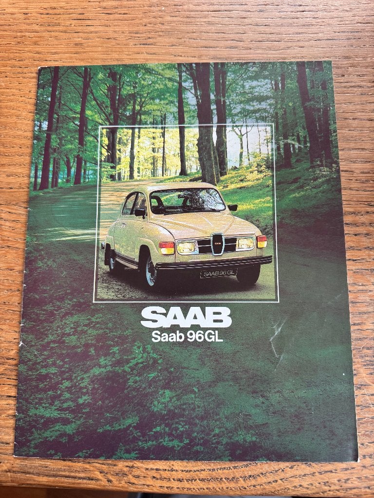 Brochure Saab 96 GL 1970 NL, Boeken, Auto's | Folders en Tijdschriften, Ophalen of Verzenden, Zo goed als nieuw, Overige merken