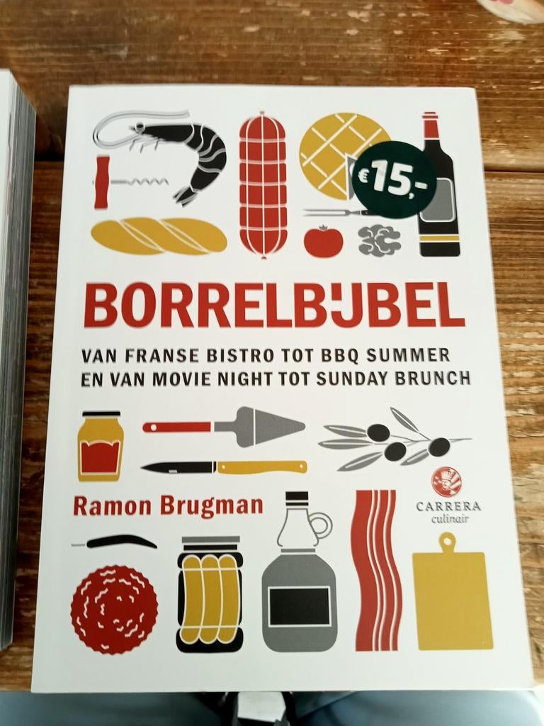 Ramon Brugman - Borrelbijbel, Boeken, Kookboeken, Zo goed als nieuw, Frankrijk, Ophalen of Verzenden