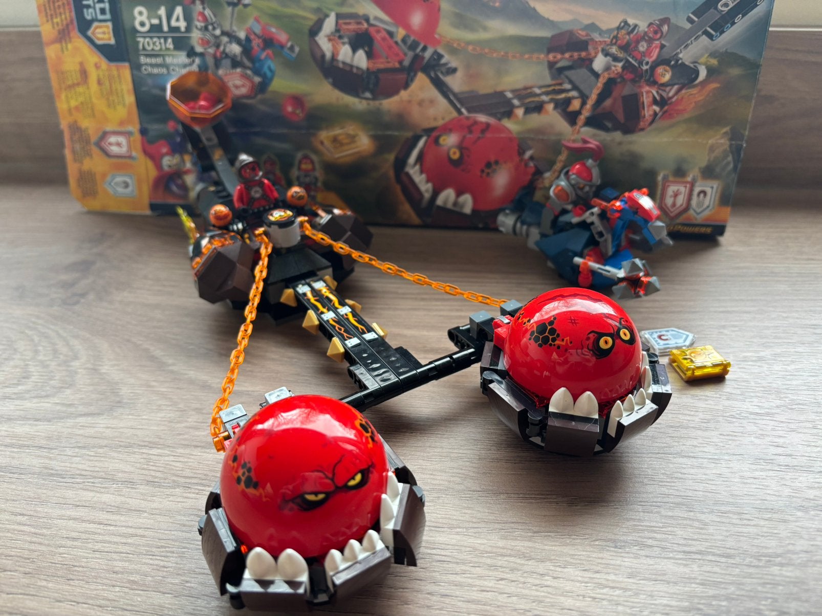 Lego 70314 Nexo Knights Beast masters chaos chariot, Overige thema's, Lego, Ophalen of Verzenden, Zo goed als nieuw