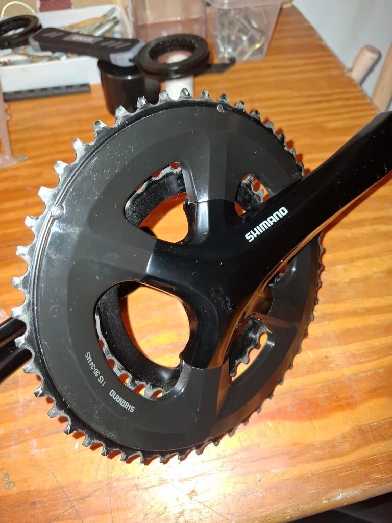 Complete Shimano 105 Groepset (11-speed) met Wielen, Fietsen en Brommers, Fietsonderdelen, Crankstel of Pedalen, Gebruikt, Ophalen of Verzenden