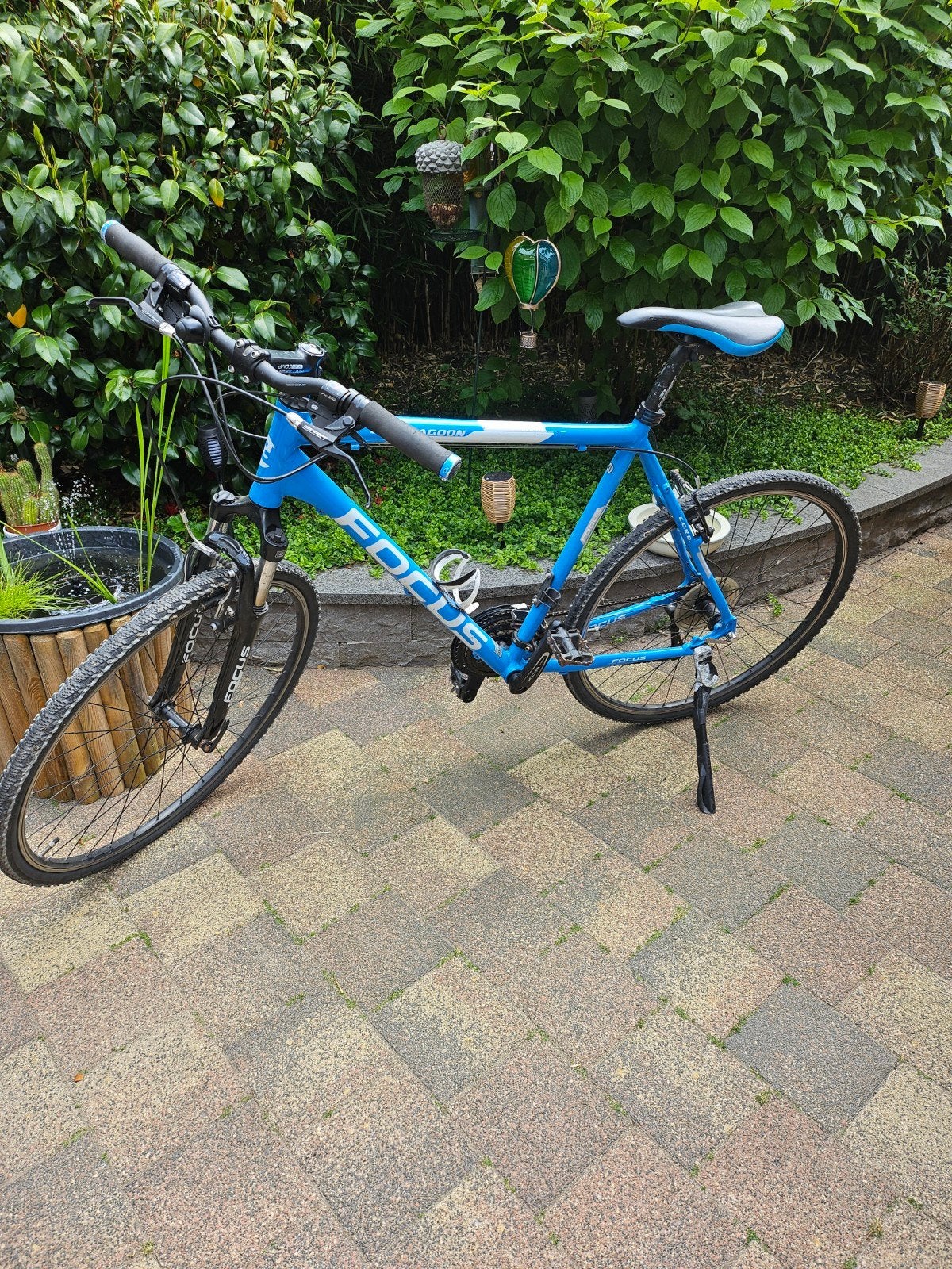 Focus fiets - Blauw - XL frame - Shimano Deore, 28 inch, Gebruikt, Vering, Velgrem