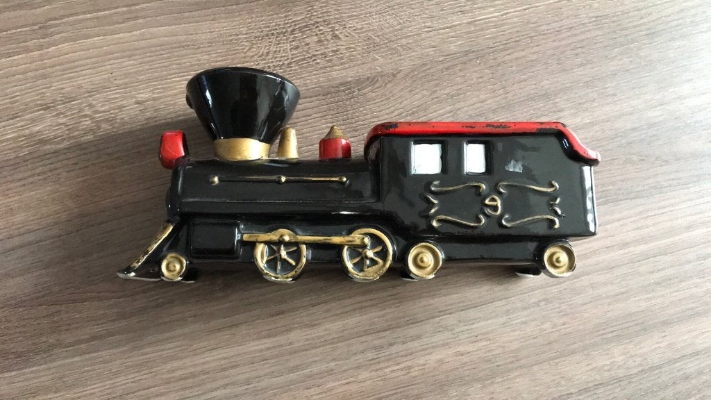 Locomotief/trein beeld, Verzamelen, Beelden en Beeldjes, Ophalen of Verzenden, Gebruikt, Overige typen