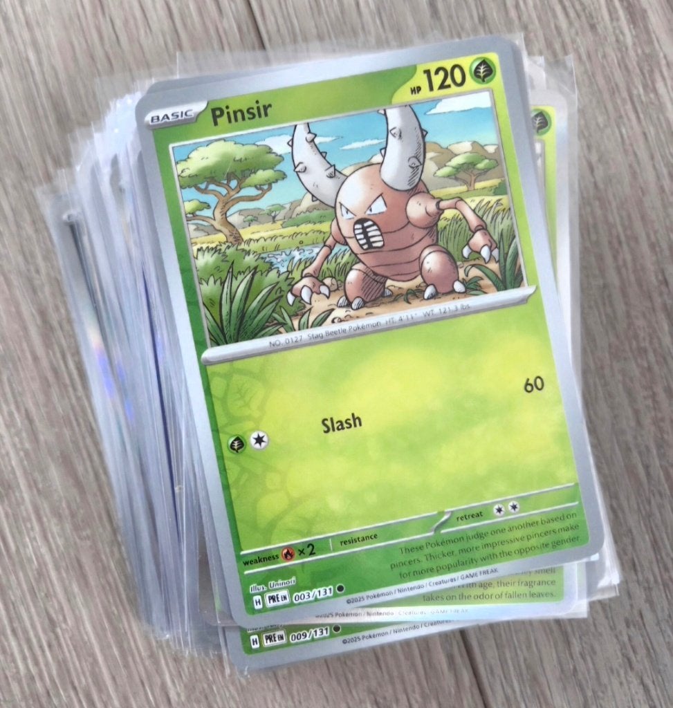 Reverse holo, holo, pokeball pokemonkaarten Prismatic Evolut, Ophalen of Verzenden, Zo goed als nieuw, Meerdere kaarten