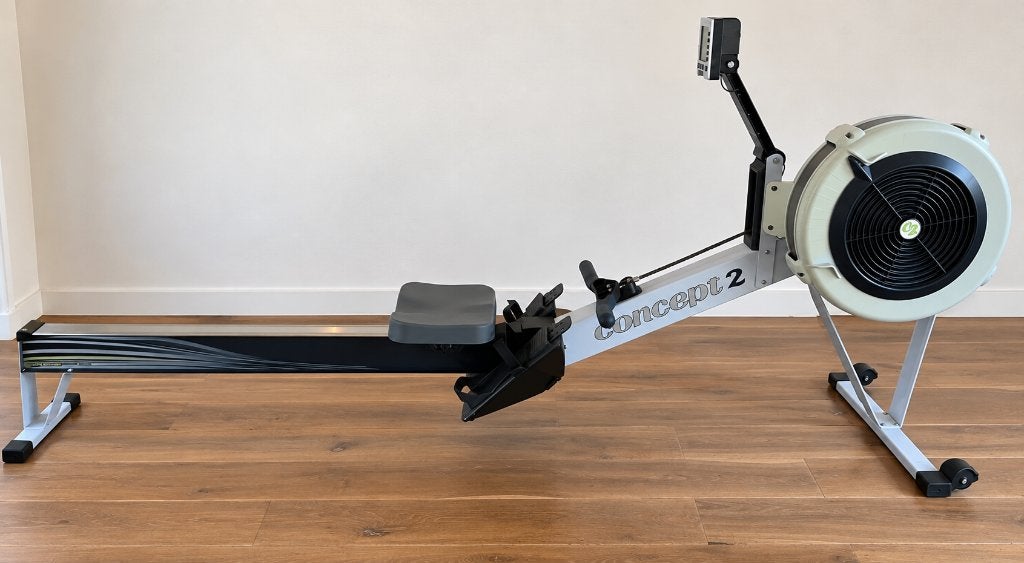 Concept2 Model D+PM4+Suunto hartslagband- 20km gebruikt, Ophalen, Overige materialen, Benen, Gebruikt