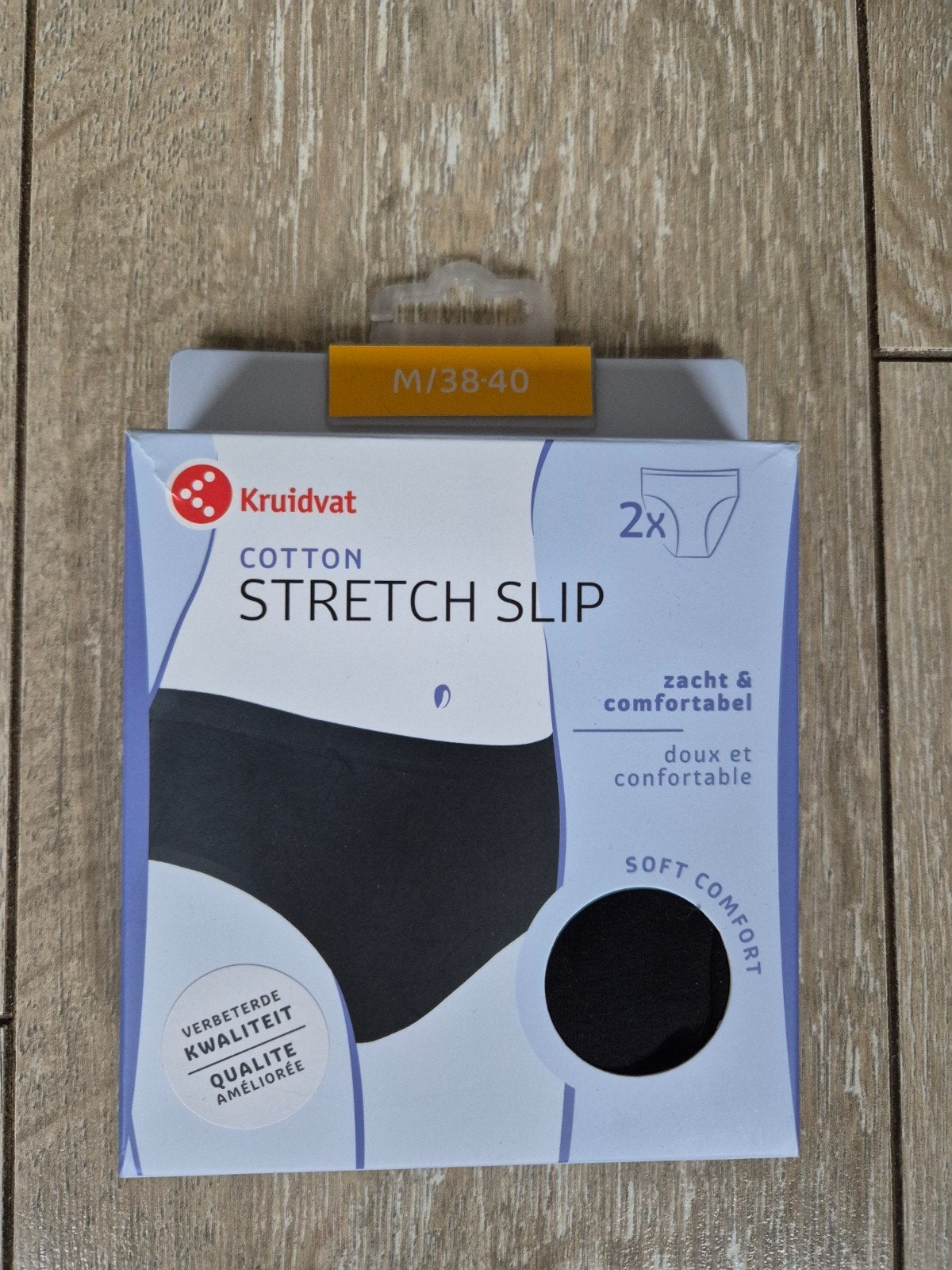 Kruidvat cotton stretch slips. Maat 38-40. Maat M. Nieuw., Kleding | Dames, Kruidvat, Ophalen, Zwart, Slip