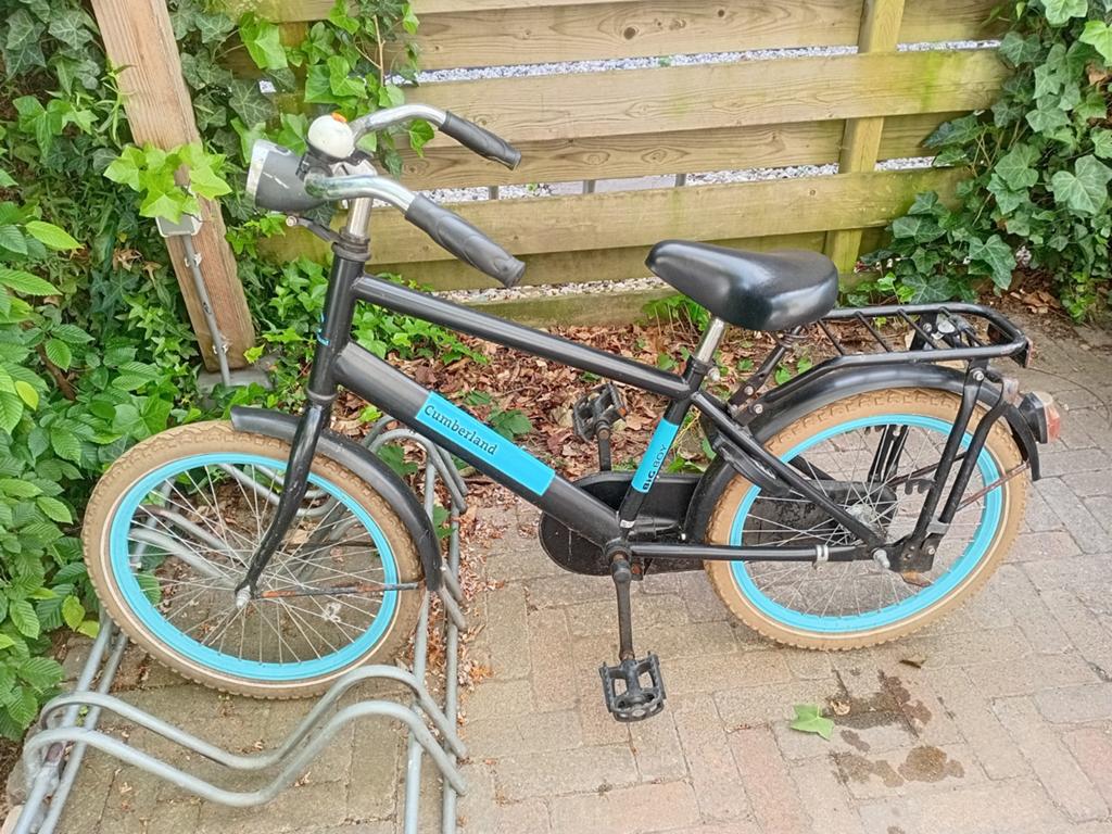 Jongensfiets 20 inch met slot - Cumberland, Ophalen, Terugtraprem, Cumberland, 16 tot 20 inch