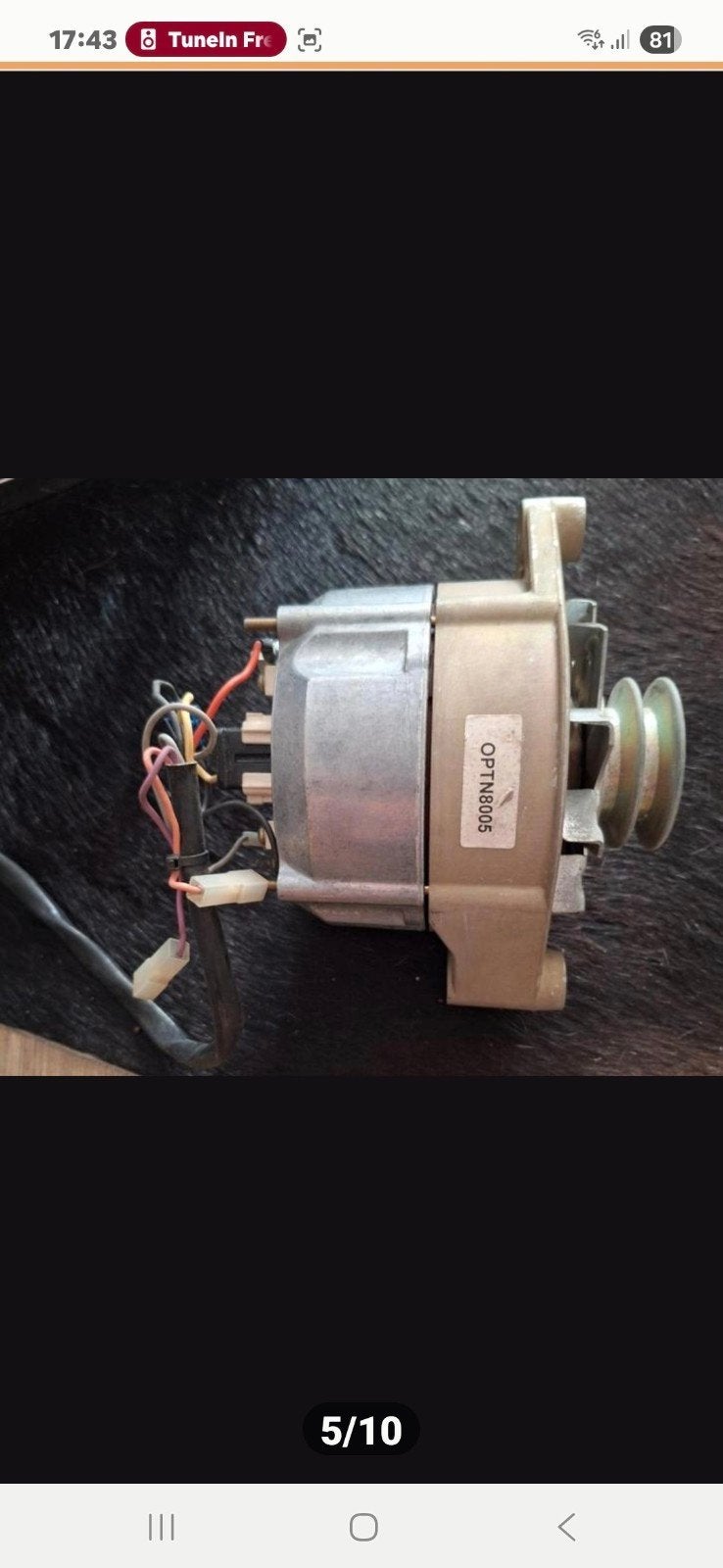 Vetus dynamo 24 volt 85 ampère nieuw, Ophalen of Verzenden, Nieuw, Motor en Techniek