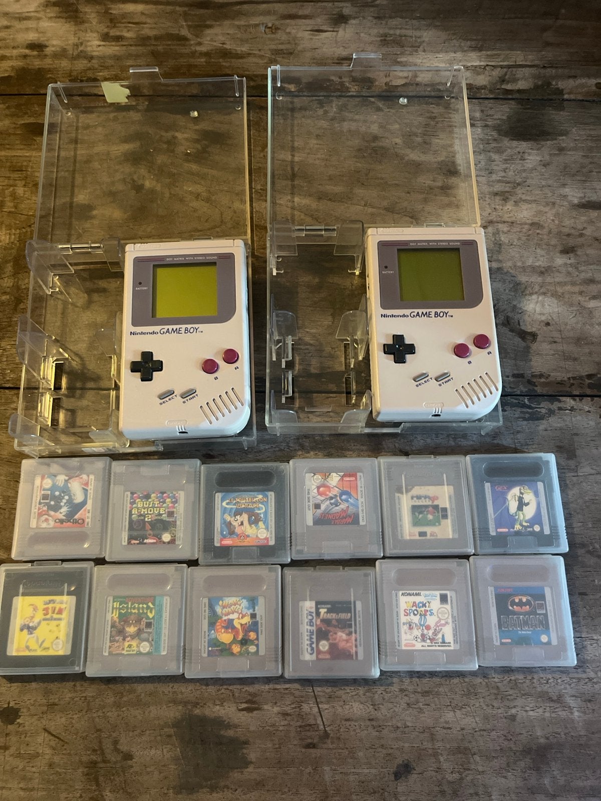 2x Nintendo Game Boy Classic met 10 games en beschermhoezen, Spelcomputers en Games, Spelcomputers | Nintendo Game Boy, Ophalen of Verzenden