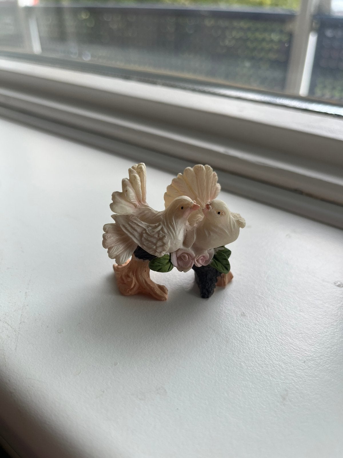 Mini beeldje duifjes, Verzamelen, Beelden en Beeldjes, Ophalen of Verzenden, Zo goed als nieuw, Dier