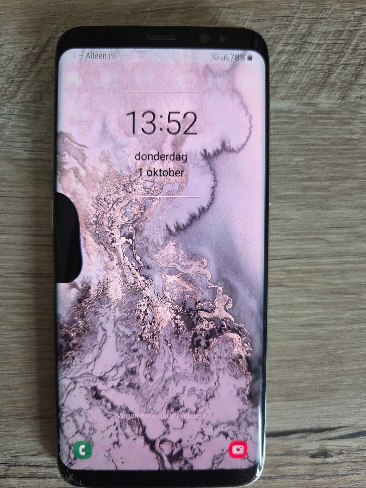 Samsung Galaxy S8 - 64GB - Zwart/Grijs  lees beschrijving, Telecommunicatie, Gebruikt, Overige modellen, Zwart, Ophalen of Verzenden