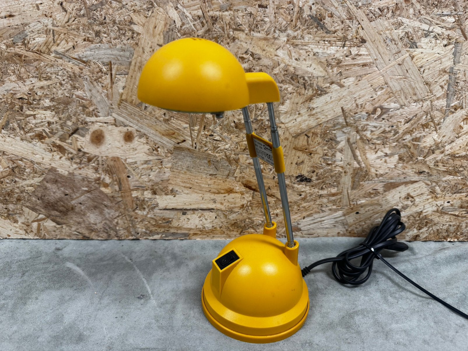 Vintage IKEA Espressivo Bureaulamp - Geel  ‘80/‘90 - ReK4, Huis en Inrichting, Ophalen of Verzenden, Zo goed als nieuw, X, X