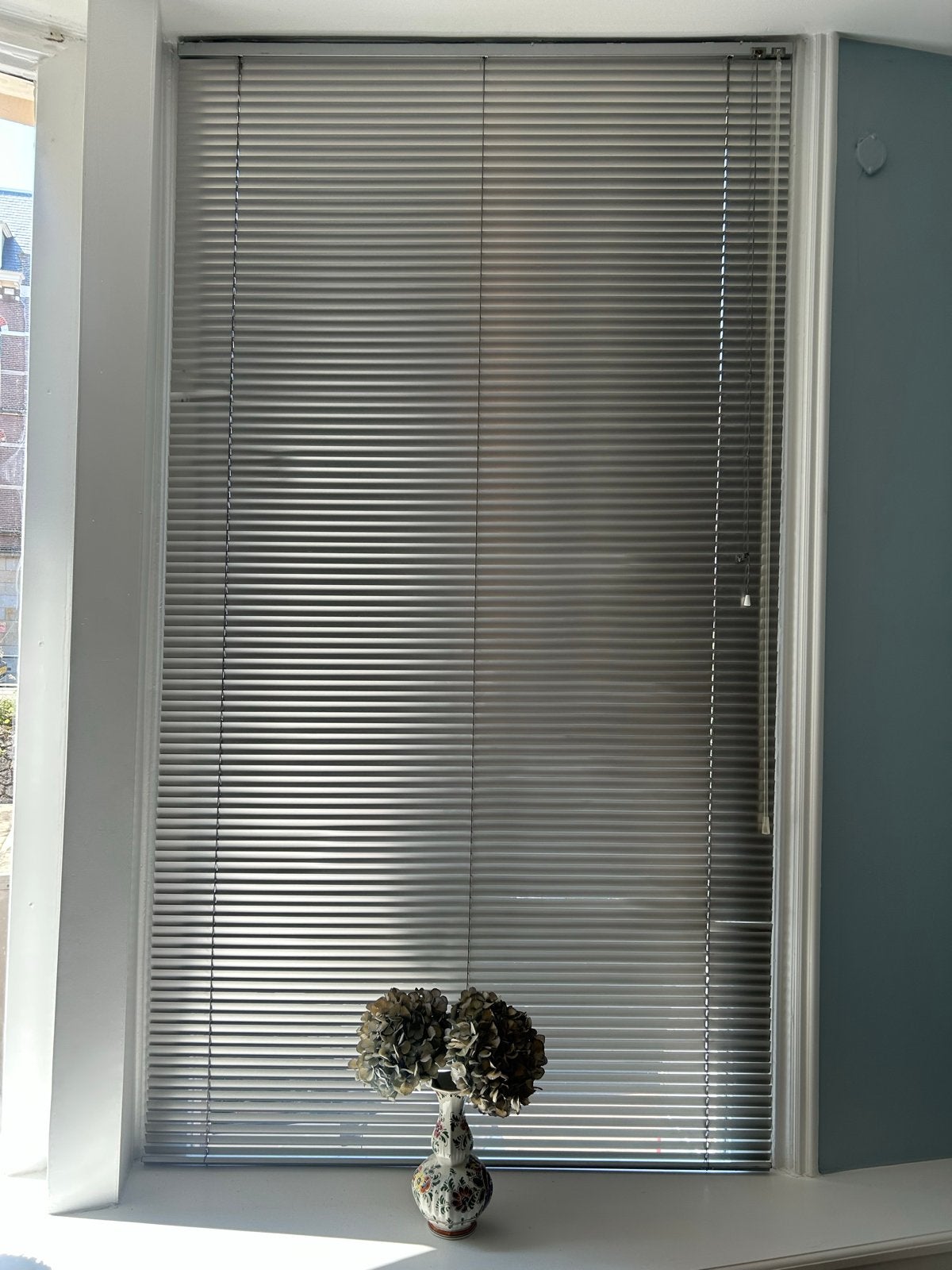4x Op Maat Gemaakte Luxaflex - Grijs, Zo Goed als Nieuw, Ophalen, 100 tot 150 cm, Zo goed als nieuw, Grijs