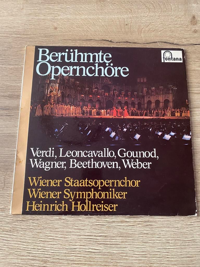 Berühmte Opernchöre – Wiener Staatsopernchor & Wiener, Gebruikt, Opera of Operette, Ophalen of Verzenden, Romantiek
