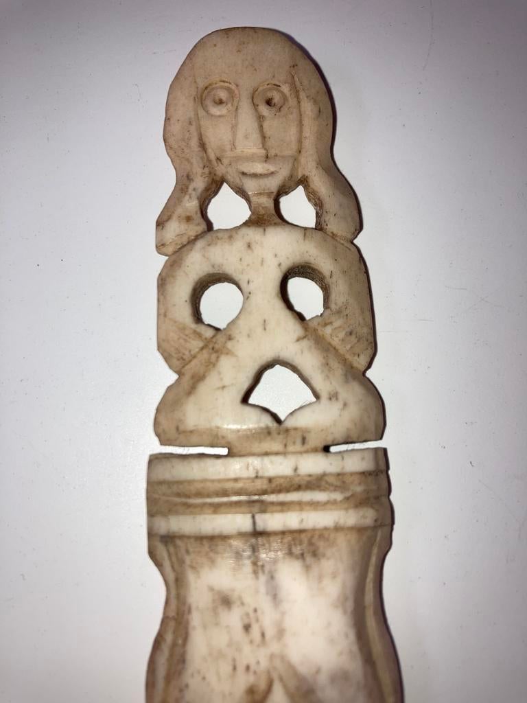Oude Kam Been lang 17 cm., Antiek en Kunst, Verzenden
