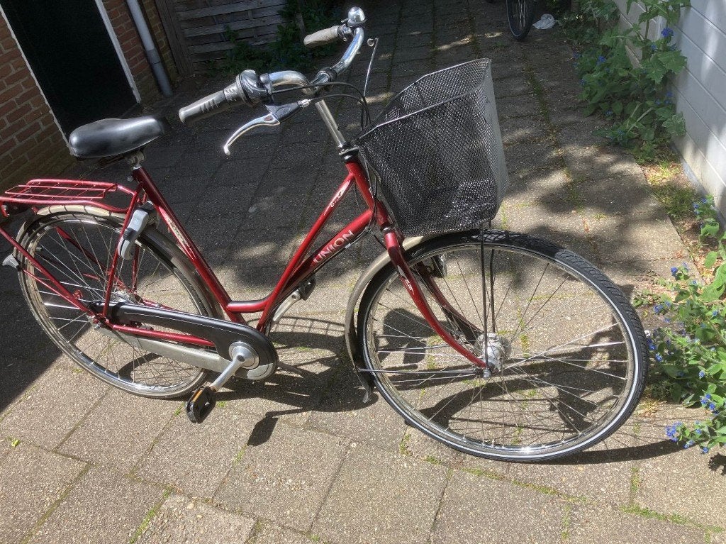 UNION ALLROUND CITYBIKE Damesfiets, Fietsen en Brommers, Gebruikt, Versnellingen, 56 cm of meer, Ophalen