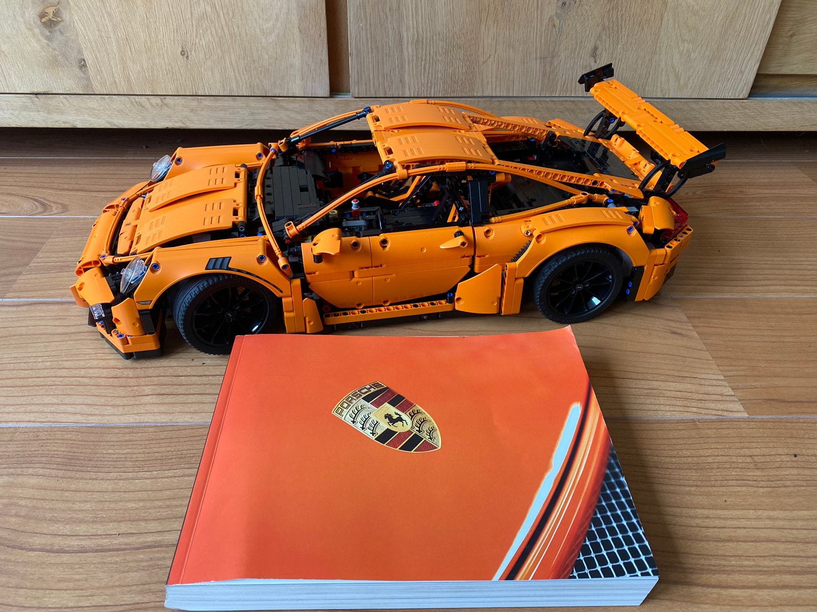 Lego Technic 42056 Porsche 911 GT3 RS, Lego, Inclusief instructies, Ophalen of Verzenden, Zo goed als nieuw