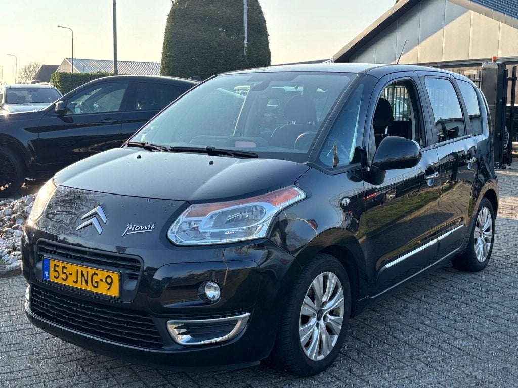 Citroën C3 Picasso 1.6 VTi Exclusive Zwart Trekhaak Airco 2, Auto's, Euro 5, Gebruikt, 4 cilinders, Zwart