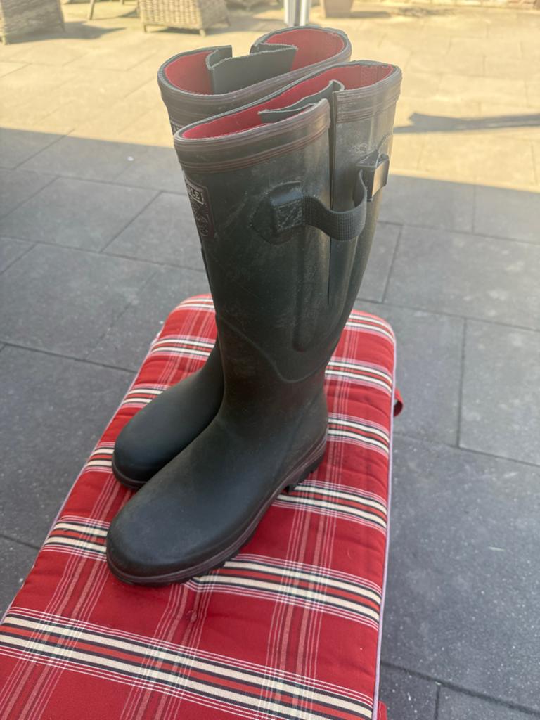 Aigle outdoor/jachtlaarzen - Maat 42, Ophalen of Verzenden, Gedragen, Groen, Regenlaarzen